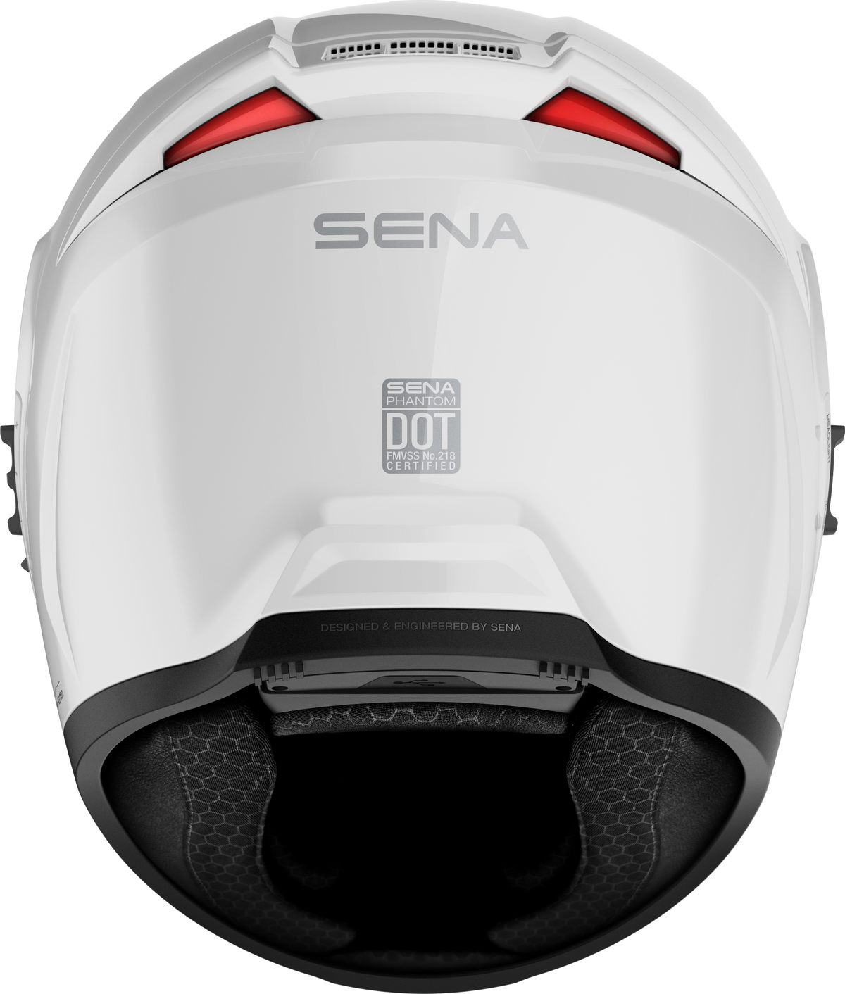 Phantom Ff Mesh Com Helmet Glossy White Xl