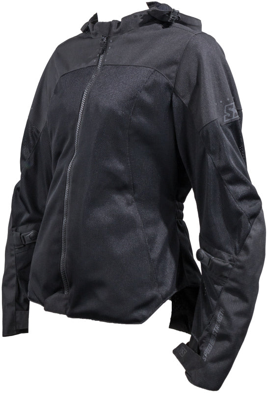 Speed and Strength Starstruck Mesh Jacket Black Womens - XS