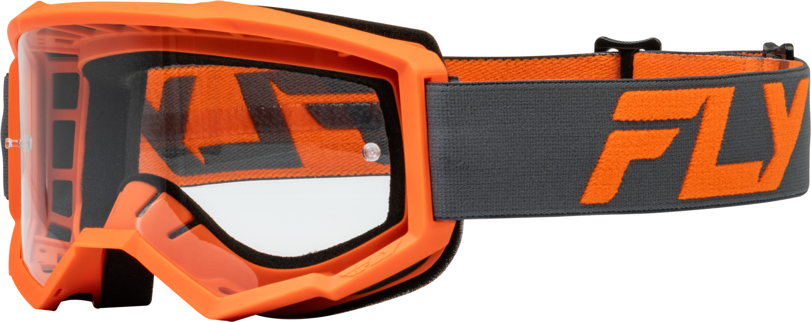 Focus Goggle Charcoal/Orange W/ Clear Lens
