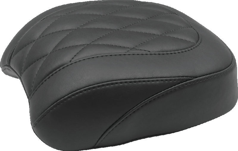 Mustang 18-21 Harley Fat Bob Standard Touring Passenger Seat Trapezoid - Black