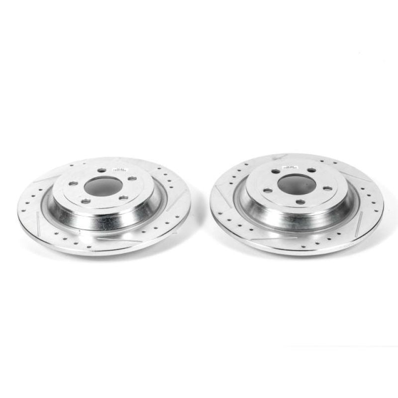 Power Stop 15-17 Ford F-150 Rear Evolution Drilled &amp; Slotted Rotors - Pair