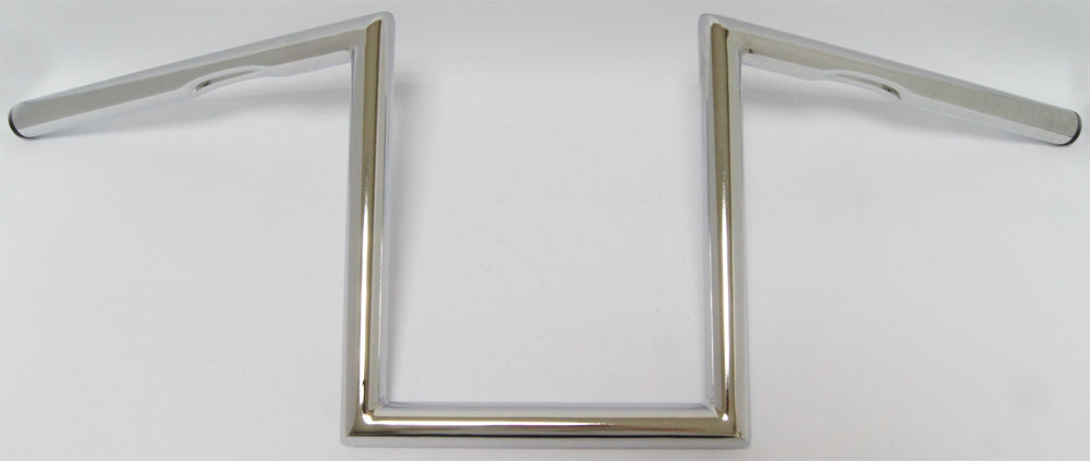 1" Z Bar Dimpled 10" Chrome