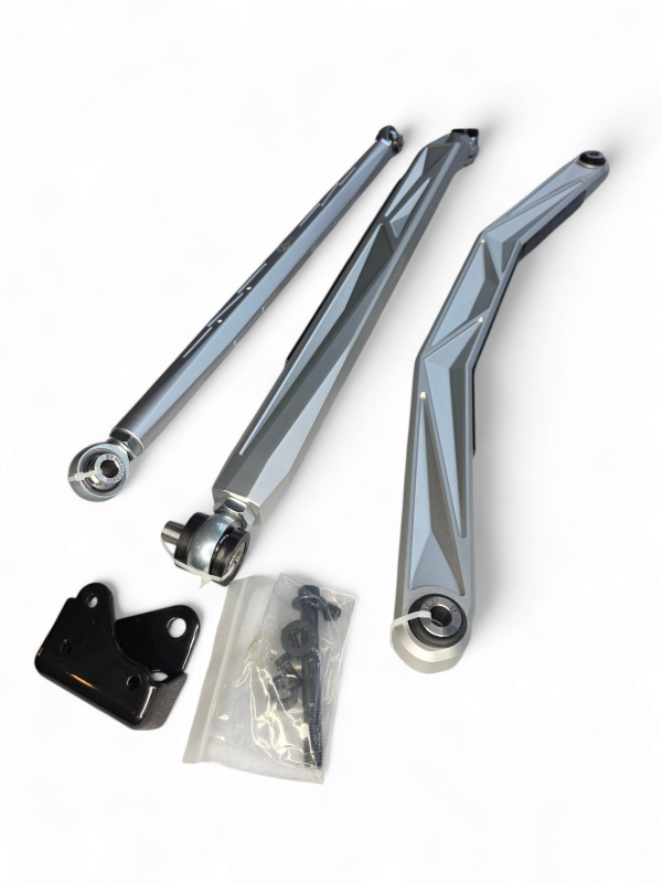 Elektric Offroad 2024+ Can Am Maverick R Volt Billet Radius Rods Anodized Clear