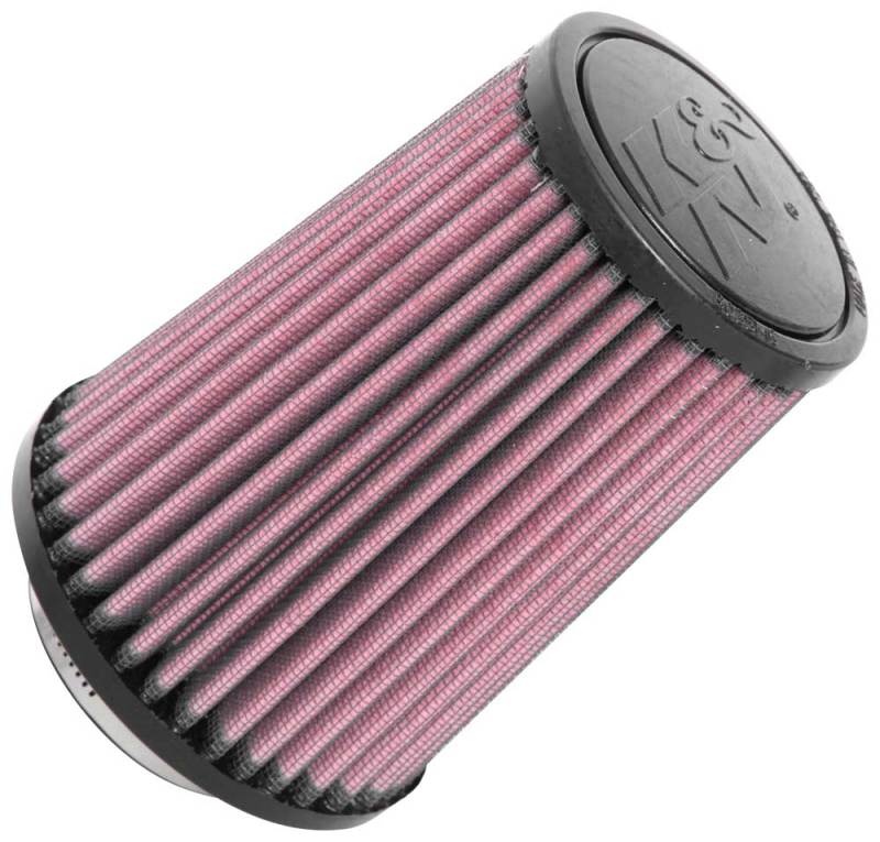 K&amp;N Universal Rubber Filter 2-1/2in Flg / 4-1/2in OD B / 3-1/2in OD T / 6in H - Black Top