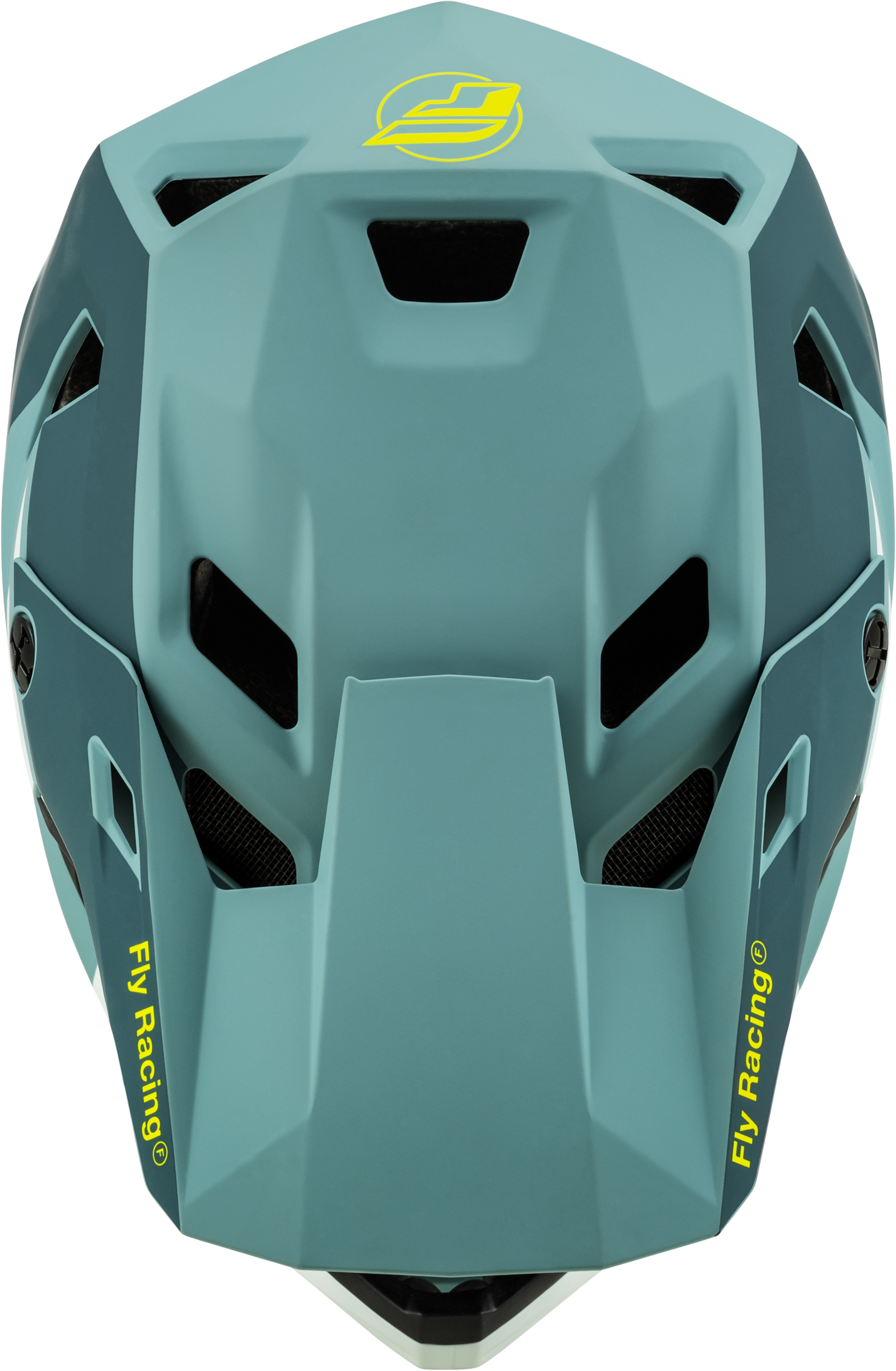 Rayce Bicycle Helmet Matte Blue Stone/Hi Vis Sm