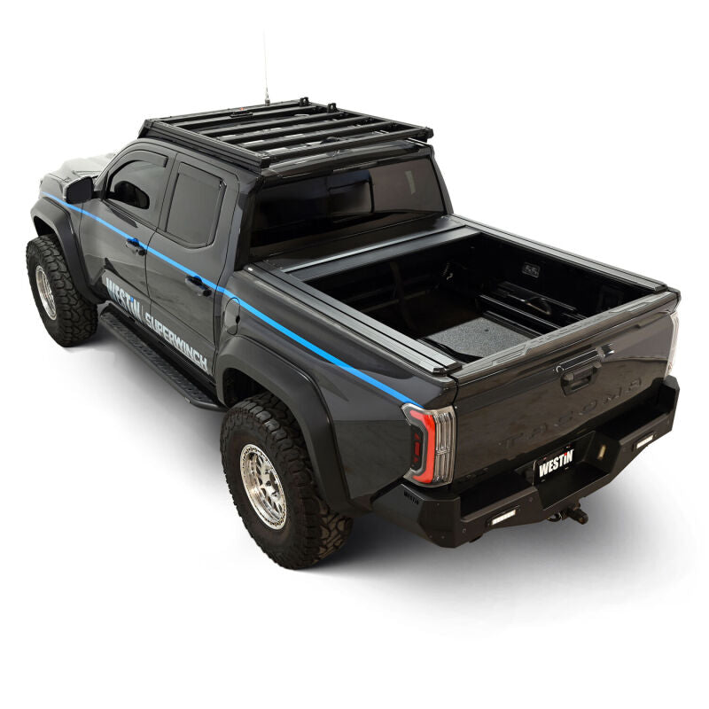 Westin 24-26 Toyota Tacoma 5ft Bed Manual Retractable Tonneau Cover - Black