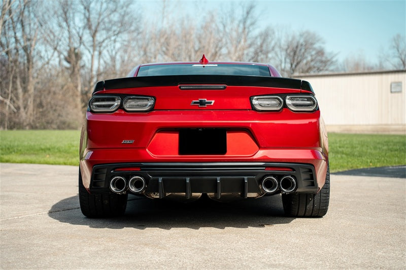 Corsa 2016-2024 Chevrolet Camaro SS / ZL1 Valved Axle-Back Exhaust w/ Carbon Fiber Quad Tips