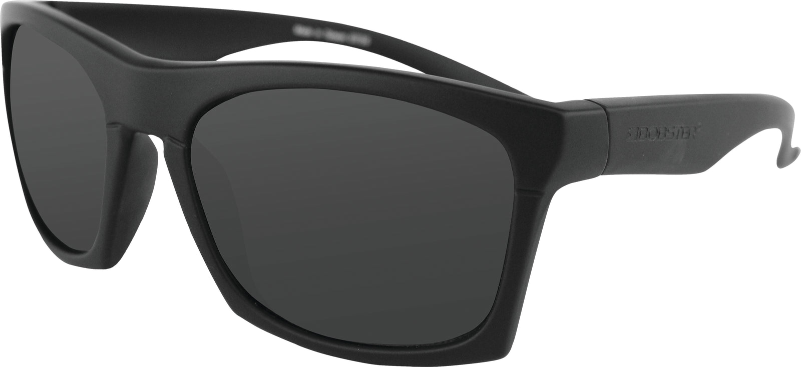 Capone Sunglass Matte Black W/Anti Fog Smoked Lens