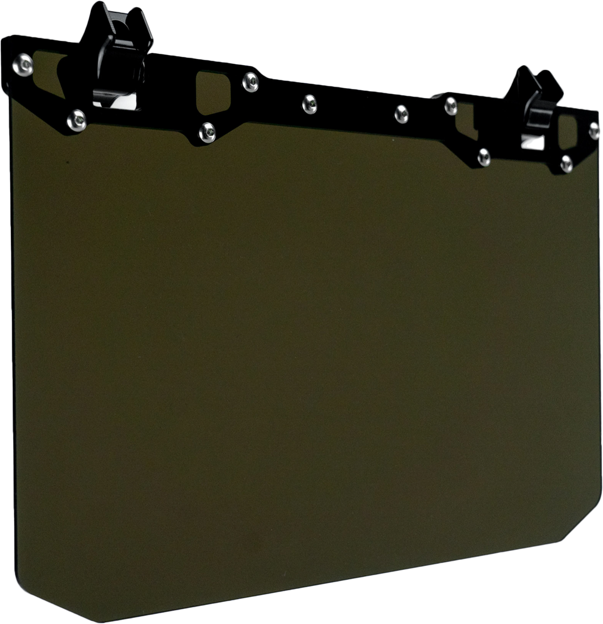 12&quot; X 8&quot; Narrow Mount Sun Viso W/Tinted Shield  Black