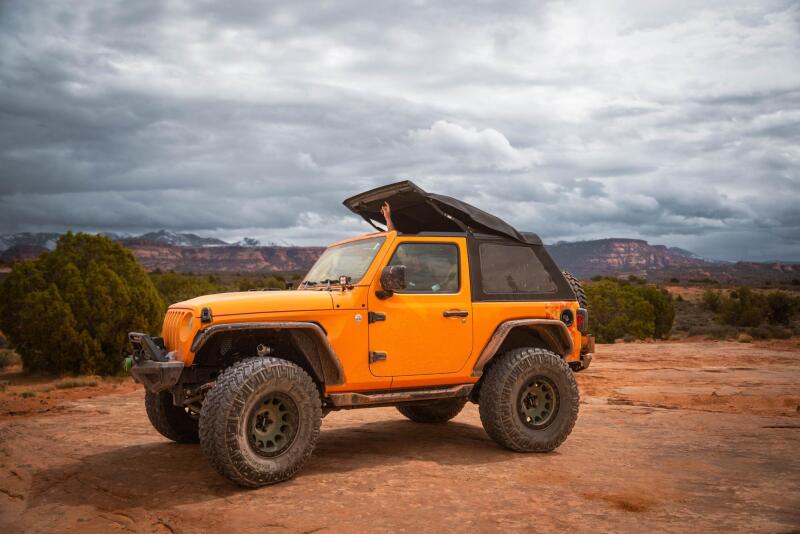 Bestop Door For JL - 18-26 Jeep Wrangler JL Trektop Glide 2 (Premium Black Twill)