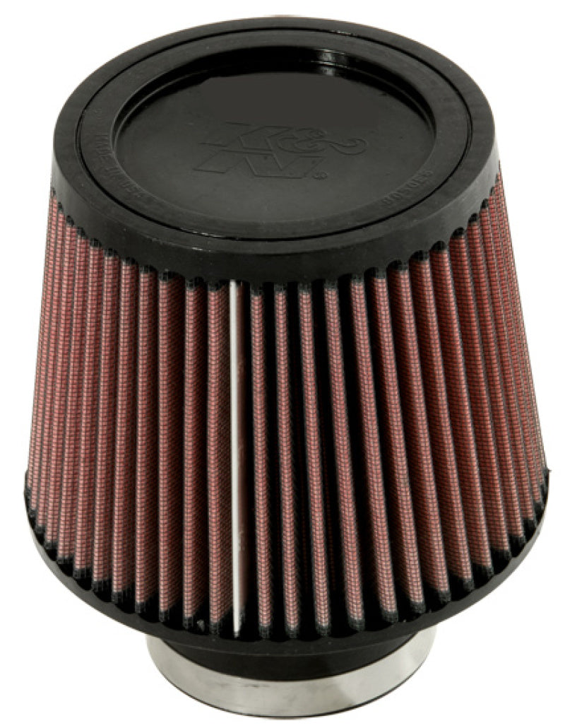 K&amp;N Universal Rubber Filter-Round Tapered 3in Flange ID x 6in Base OD x 6in Top OD x 5in H