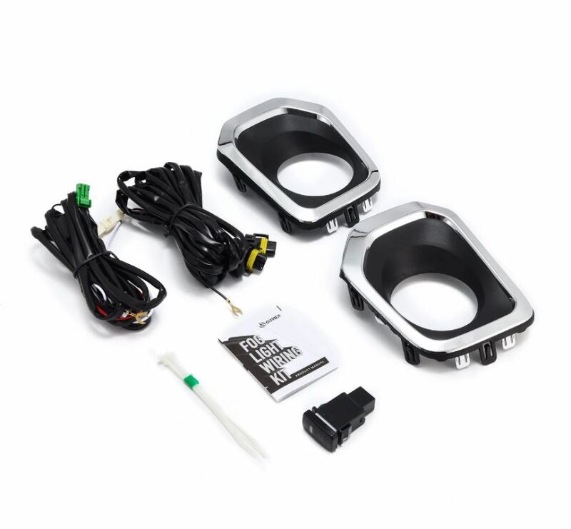 AlphaRex 16-22 Toyota Tacoma Bezel &amp; Wiring Kit (Does Not Include Fog Lights)