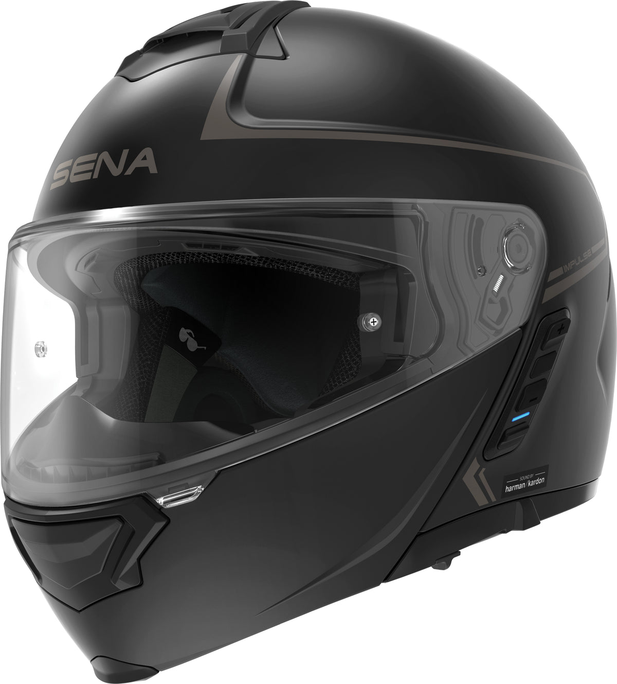 Impulse Flip Up Helmet Matte Black Md