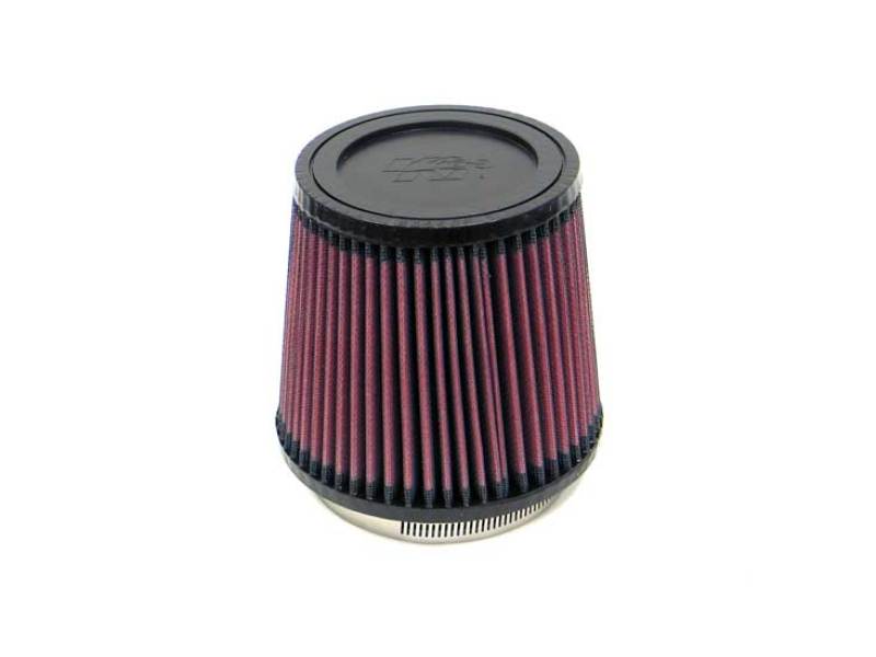 K&amp;N Filter Universal Rubber Filter 3.75in Flange ID / 5.375in Base OD / 4.375in Top OD / 5in Height
