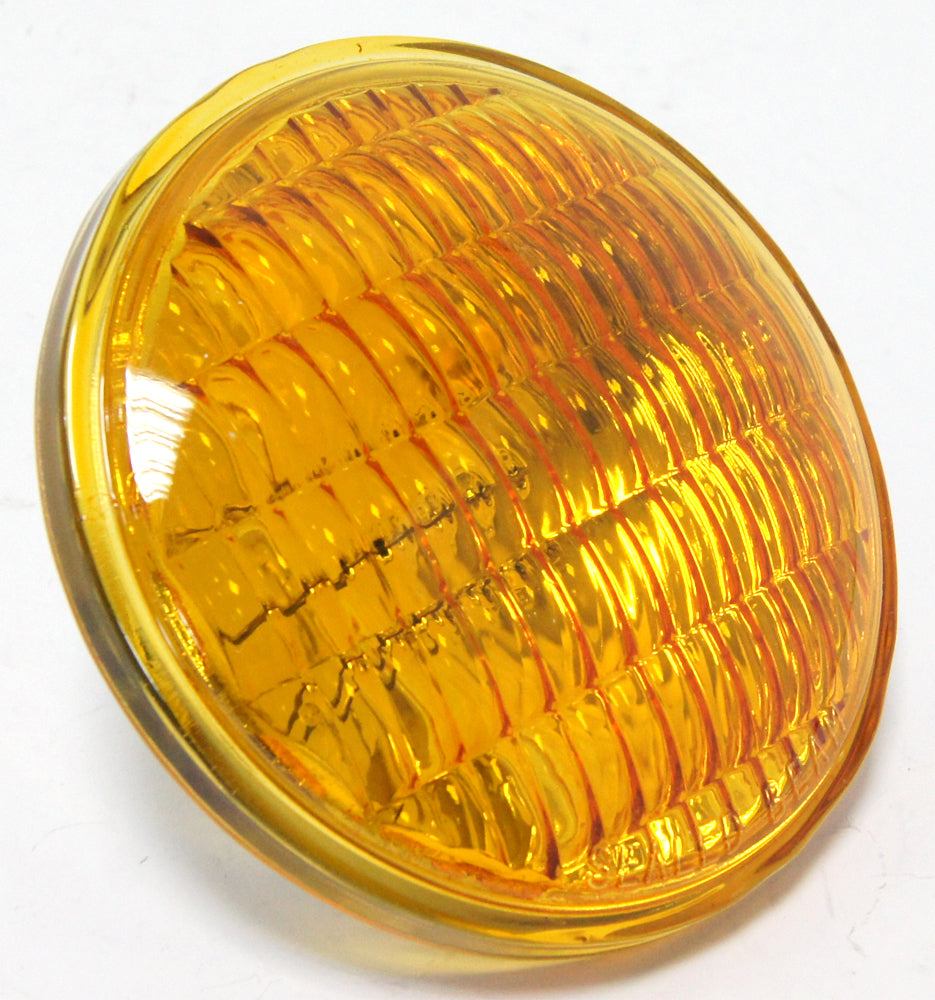 4 1/2&quot; Amber Sealed Beam Fluted