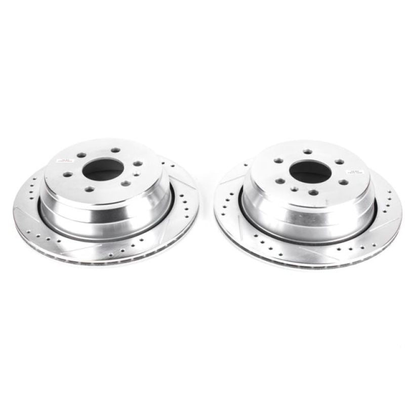 Power Stop 15-19 Chevrolet Colorado Rear Evolution Drilled &amp; Slotted Rotors - Pair