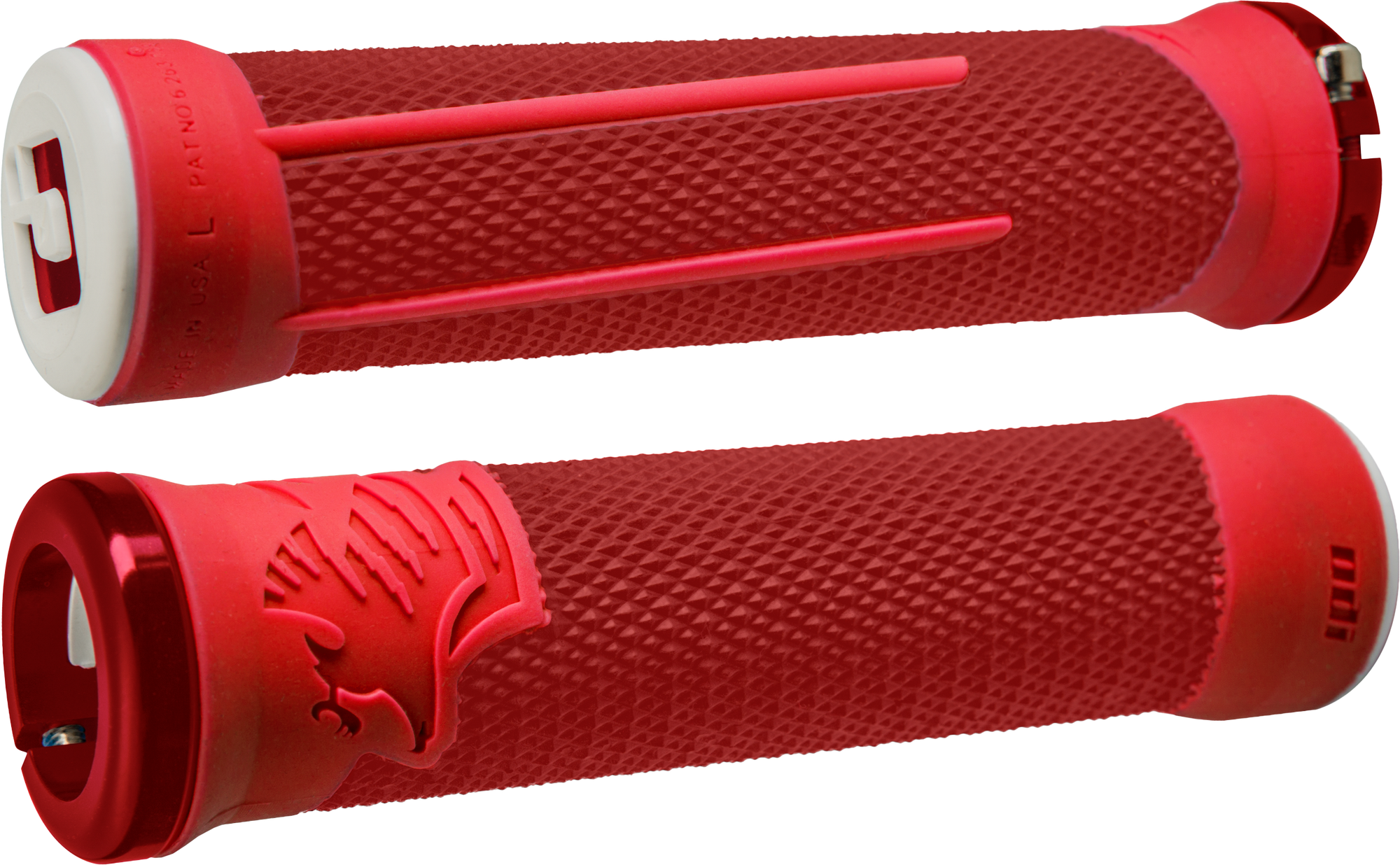 Ag 2 Mtb/Bmx Grips Red/Fire Red W/Red