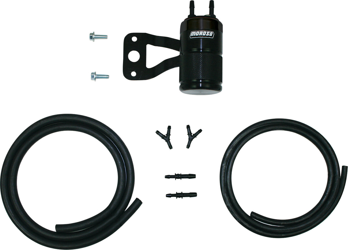 Air Oil Separator Twin Cam W/Stock Air Cleaner Black