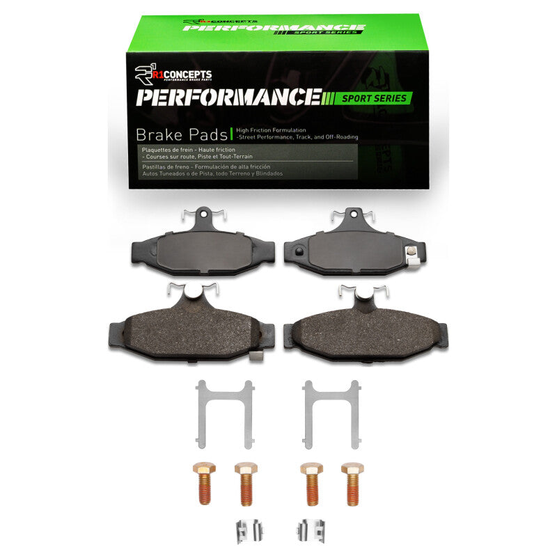 R1 1985-1997 Chevrolet Camaro Rear R1 Performance Sport Pads &amp; Hardware Kit