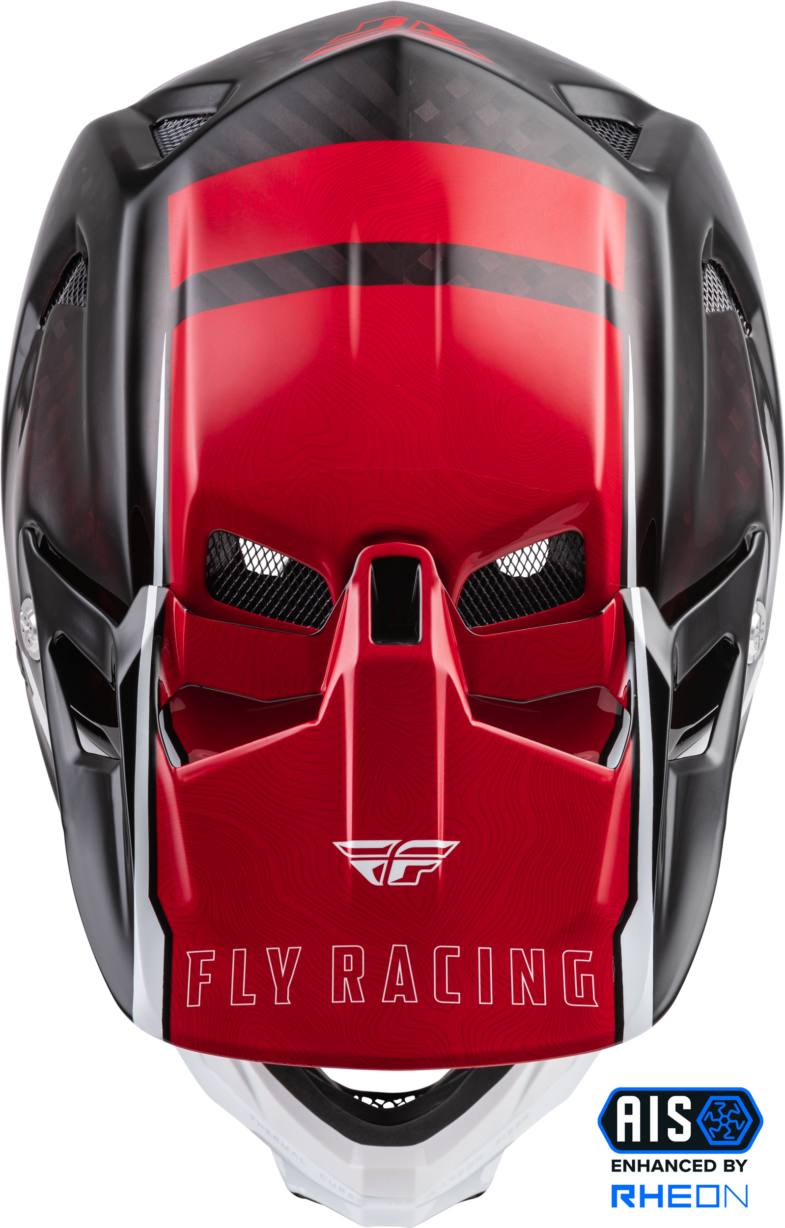Youth Werx R Carbon Helmet Red Carbon Yl