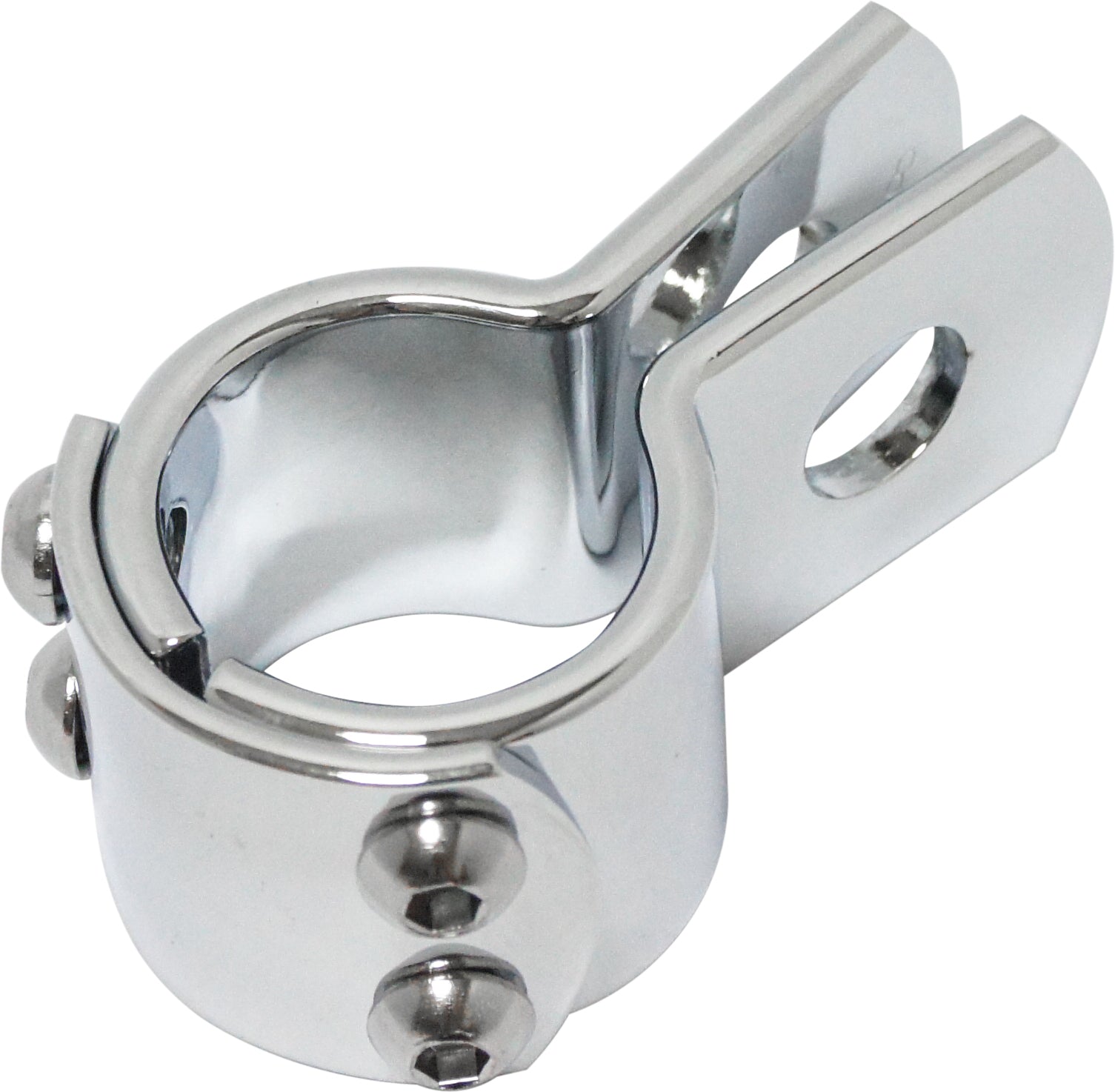 Three Piece Frame Clamp  1 1/4 Chrome