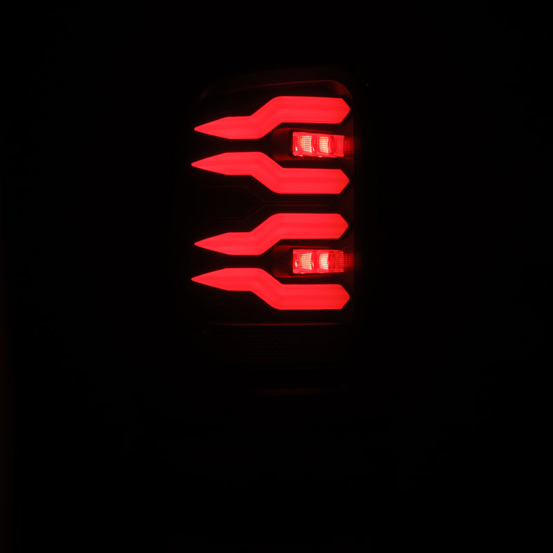 AlphaRex 94-01 Dodge Ram 1500/2500/3500 LUXX-Series LED Tail Lights - Black