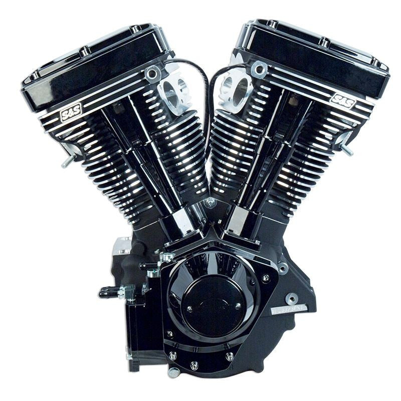 S&amp;S Cycle 84-99 BT V111 Black Edition Longblock Engine - 585 Cams