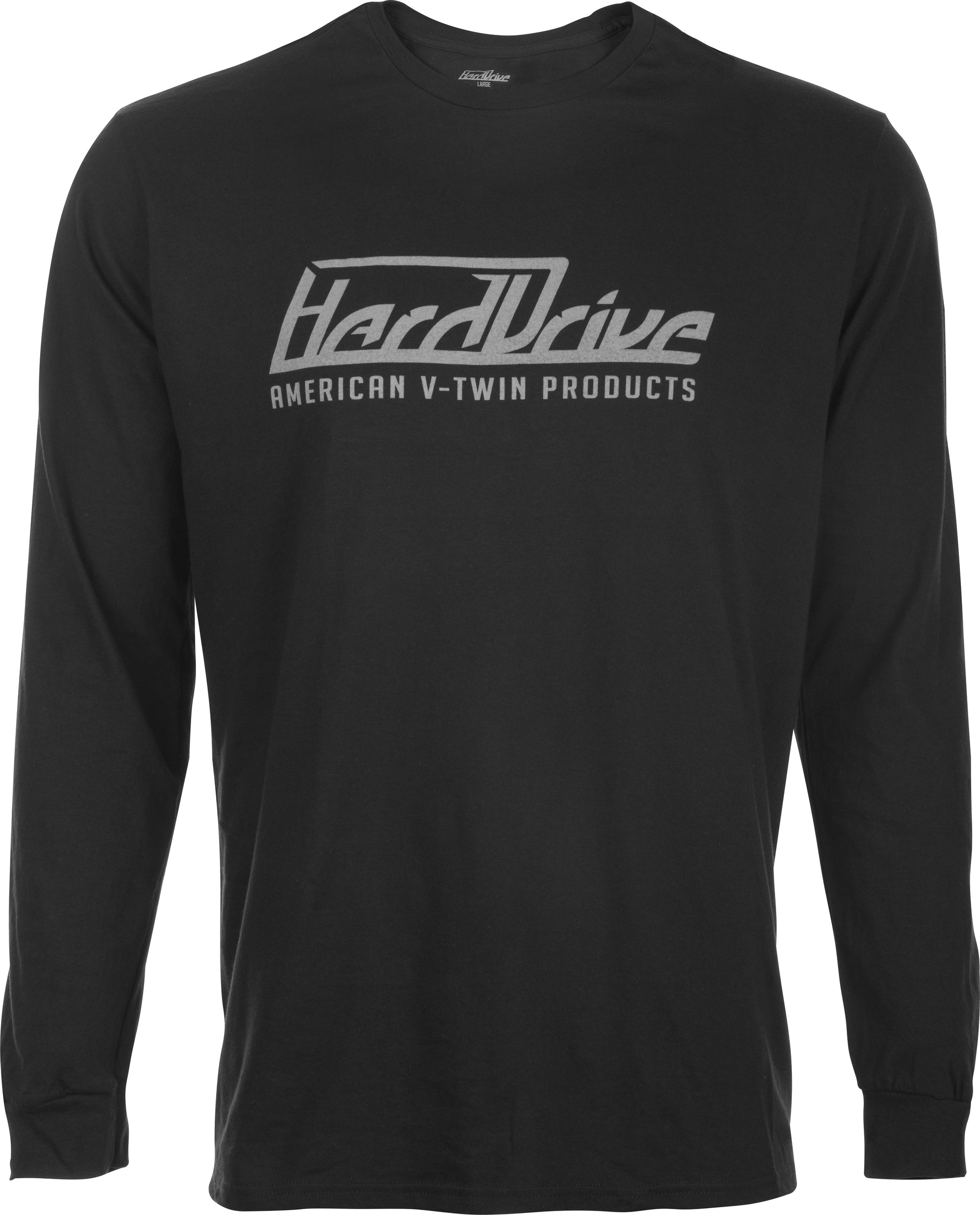 Harddrive Long Sleeve Tee Black/Grey Xl