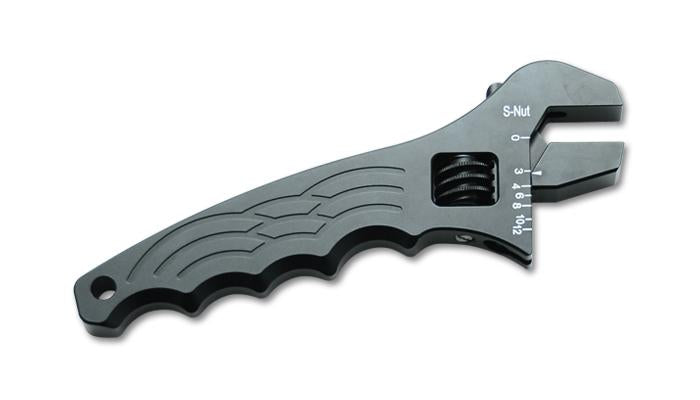 Vibrant -12AN Aluminum Wrench - Anodized Black (individual retail packaged)