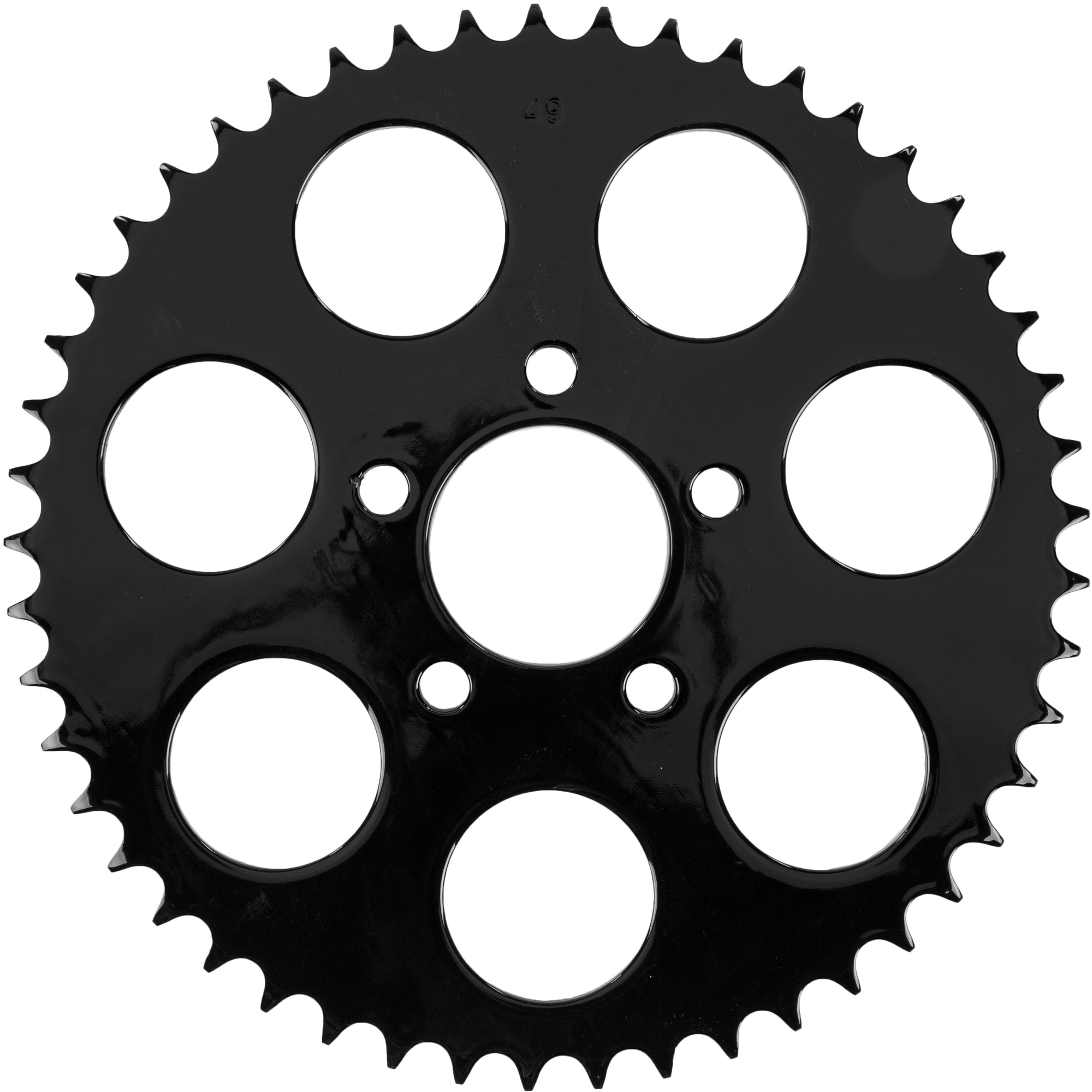 Gloss Black Rear Sprocket 49t Big Twin 00 13