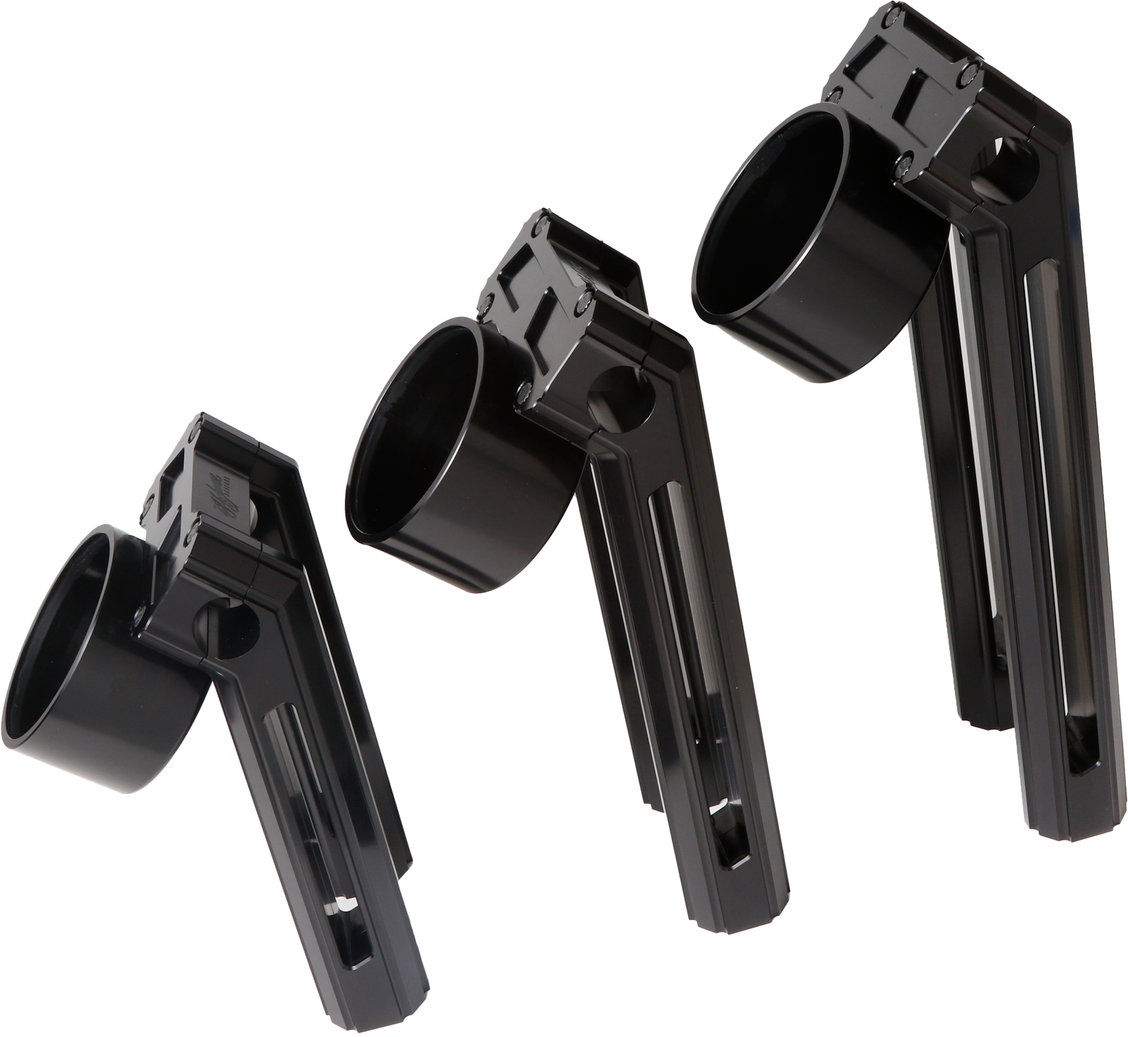 H/D Billet Speedo Mount Black Req Hofmann Risers