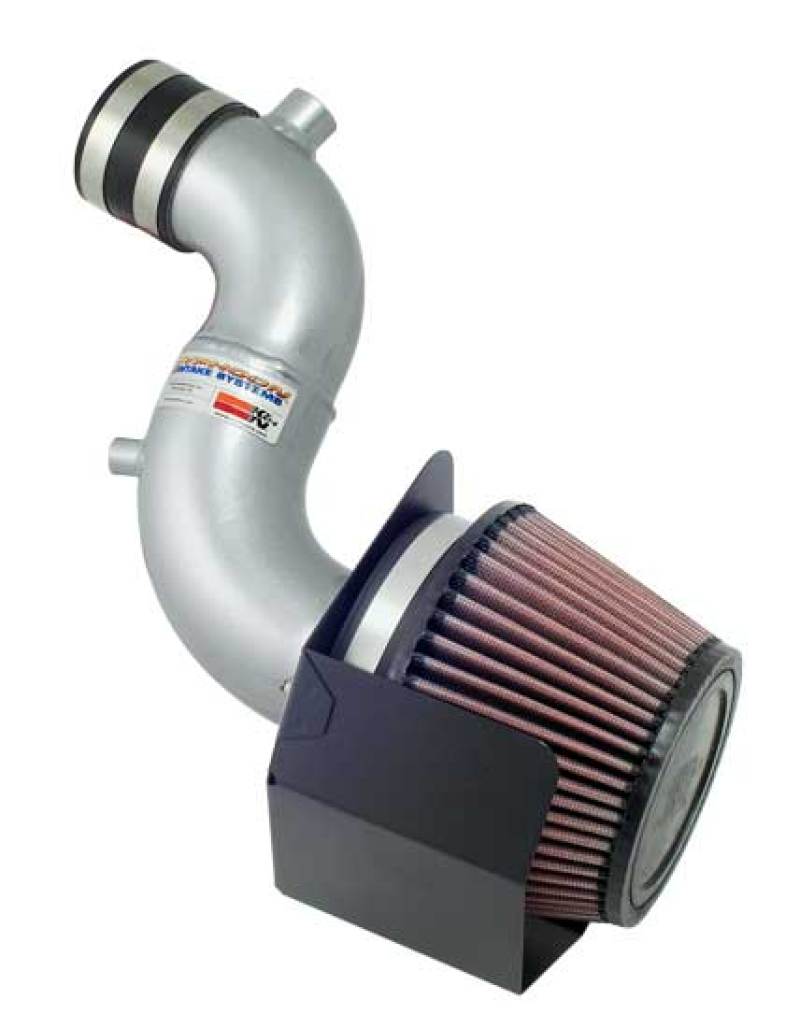 K&amp;N Performance Intake Kit TYPHOON; HONDA FIT L4-1.5L, (SILVER) 07-08