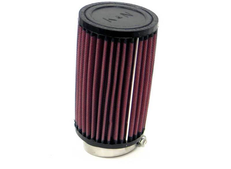 K&amp;N Universal Clamp-On Air Filter - 2 1/4in 10 DEG FLG 3 1/2in OD 6in H