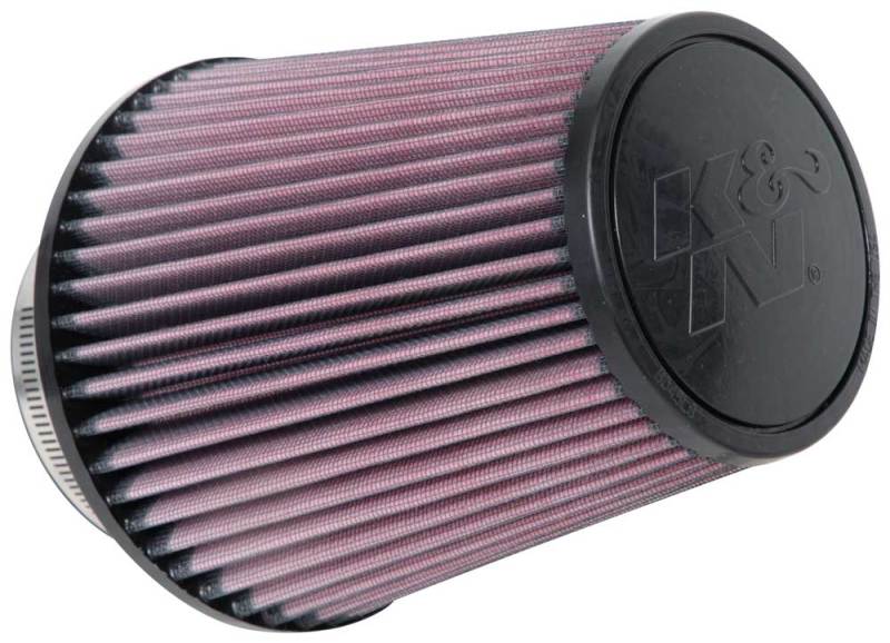 K&amp;N Universal Clamp-On Air Filter 4in FLG / 6-1/2in B / 4-1/2in T / 7in H