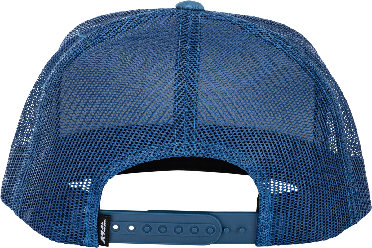 Fly Trucker Hat Blue/Yellow