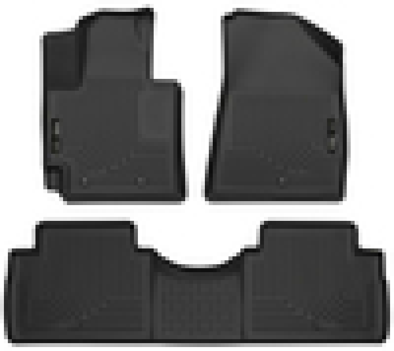 Husky Liners 2016 Kia Soul Weatherbeater Black Front &amp; 2nd Seat Floor Liners (Footwell Coverage)