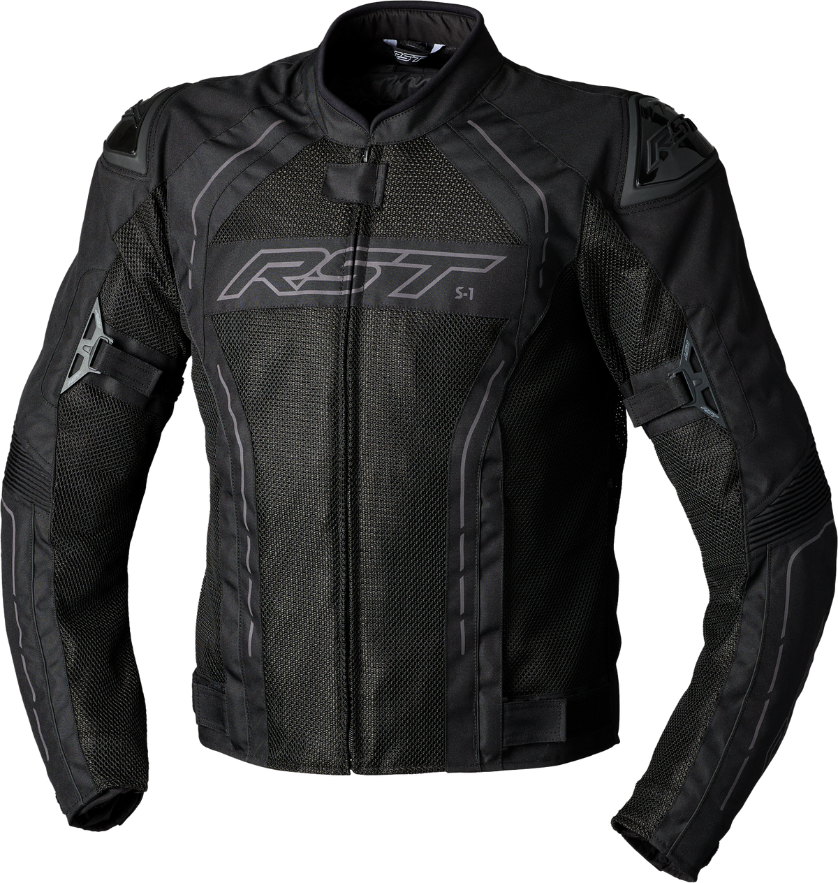 S1 Mesh Ce Jacket Black/Black  Textile 4xl
