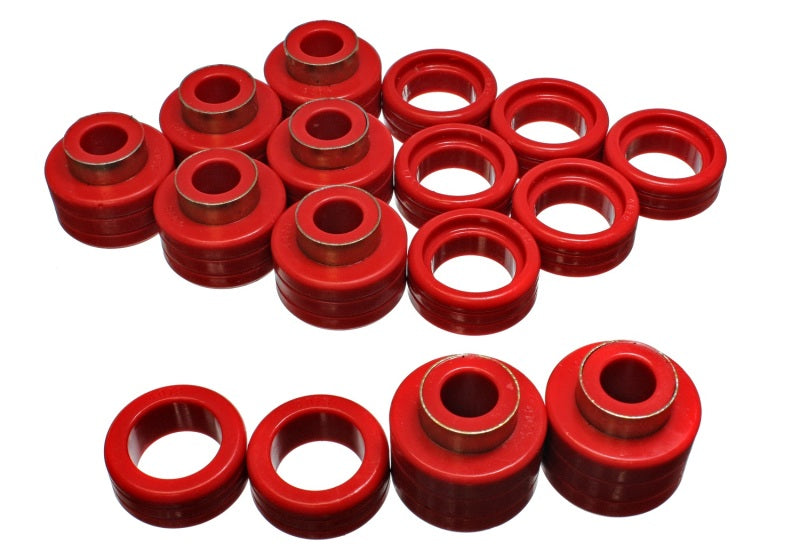 Energy Suspension Chevy Xtra Cab 2&amp;4Wd Body Mts - Red