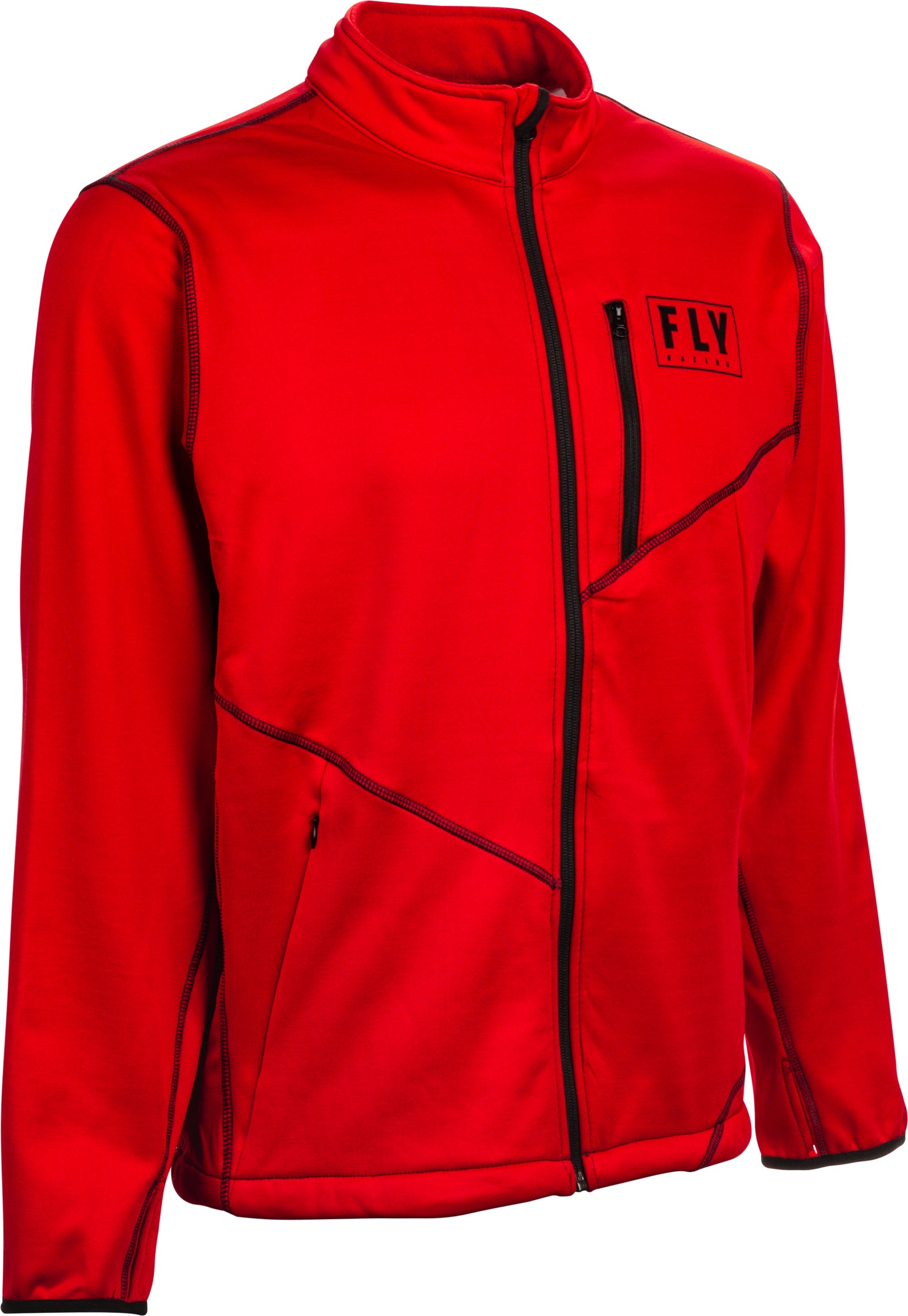 Mid Layer Jacket Red Lg