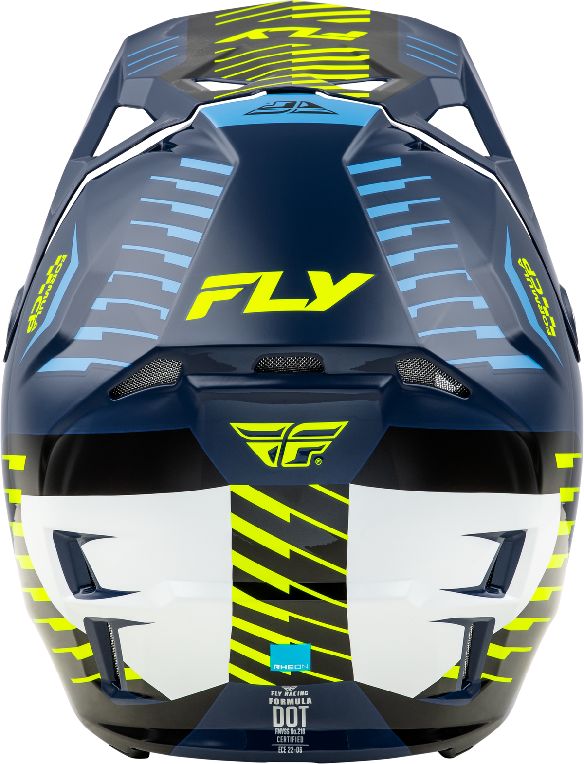 Youth Formula Cp Slice Helmet Navy/Hi Vis/White Yl