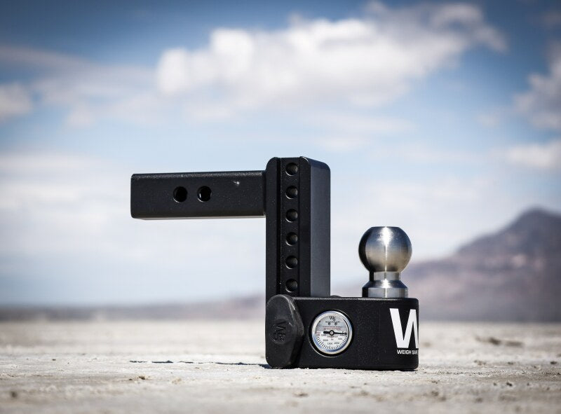 Weigh Safe 6in Drop Hitch w/Built-in Scale & 2.5in Shank (10K/22K GTWR) w/WS05 - Steel