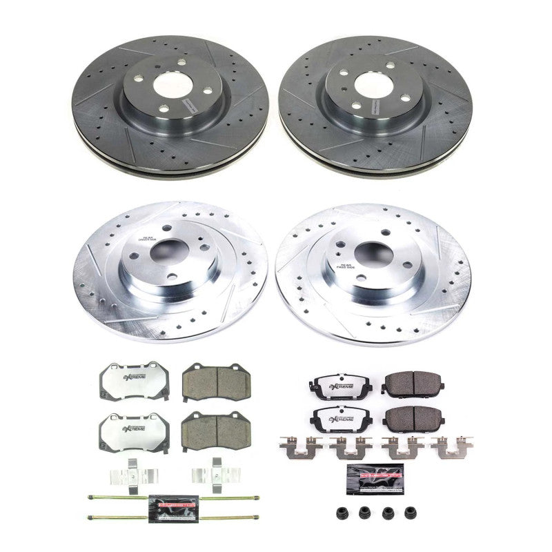 Power Stop 16-22 Mazda MX-5 Miata Front &amp; Rear Z26 Street Brake Kit