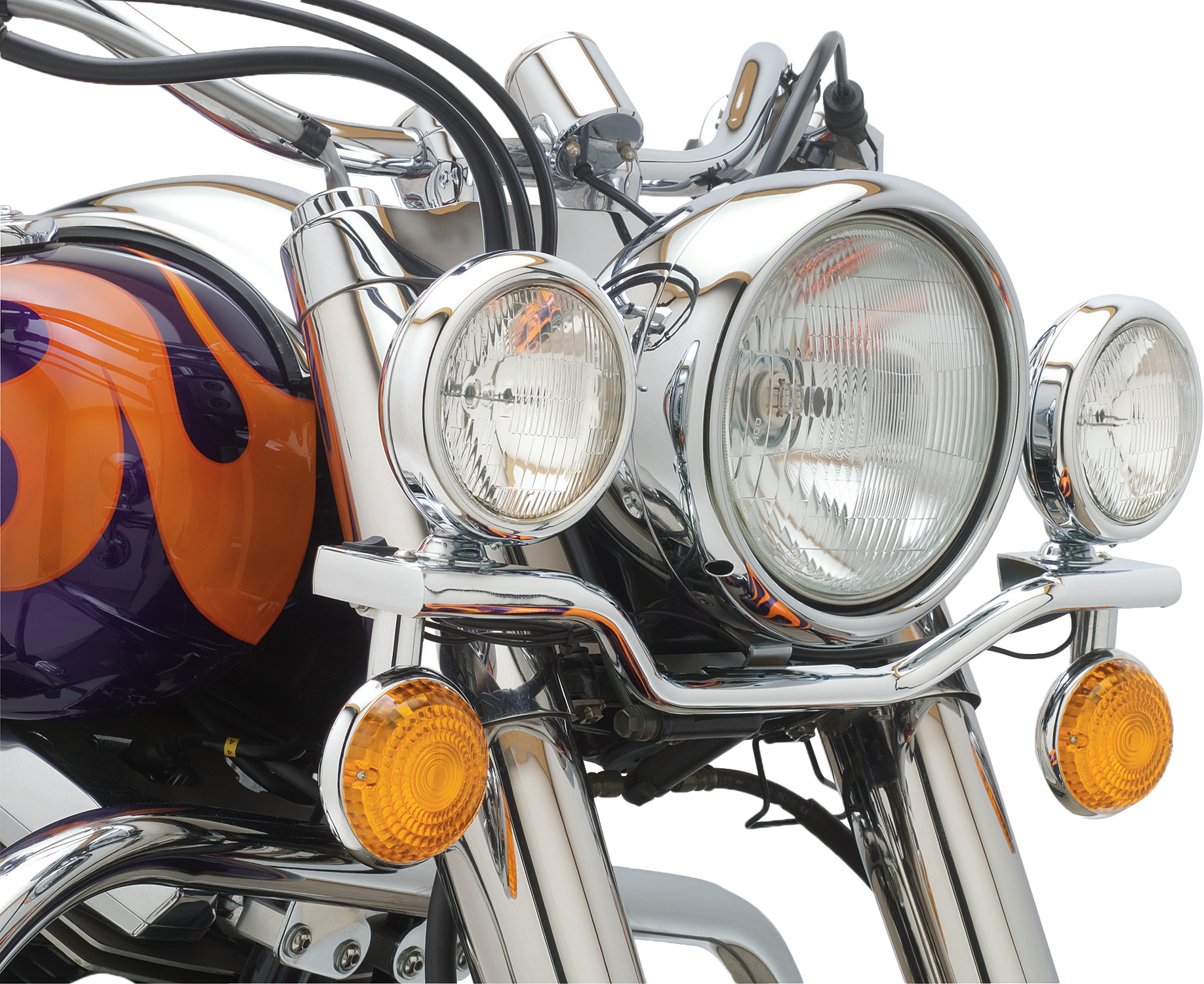 Light Bar Chrome Yam V Star 1100 Classic 99 09