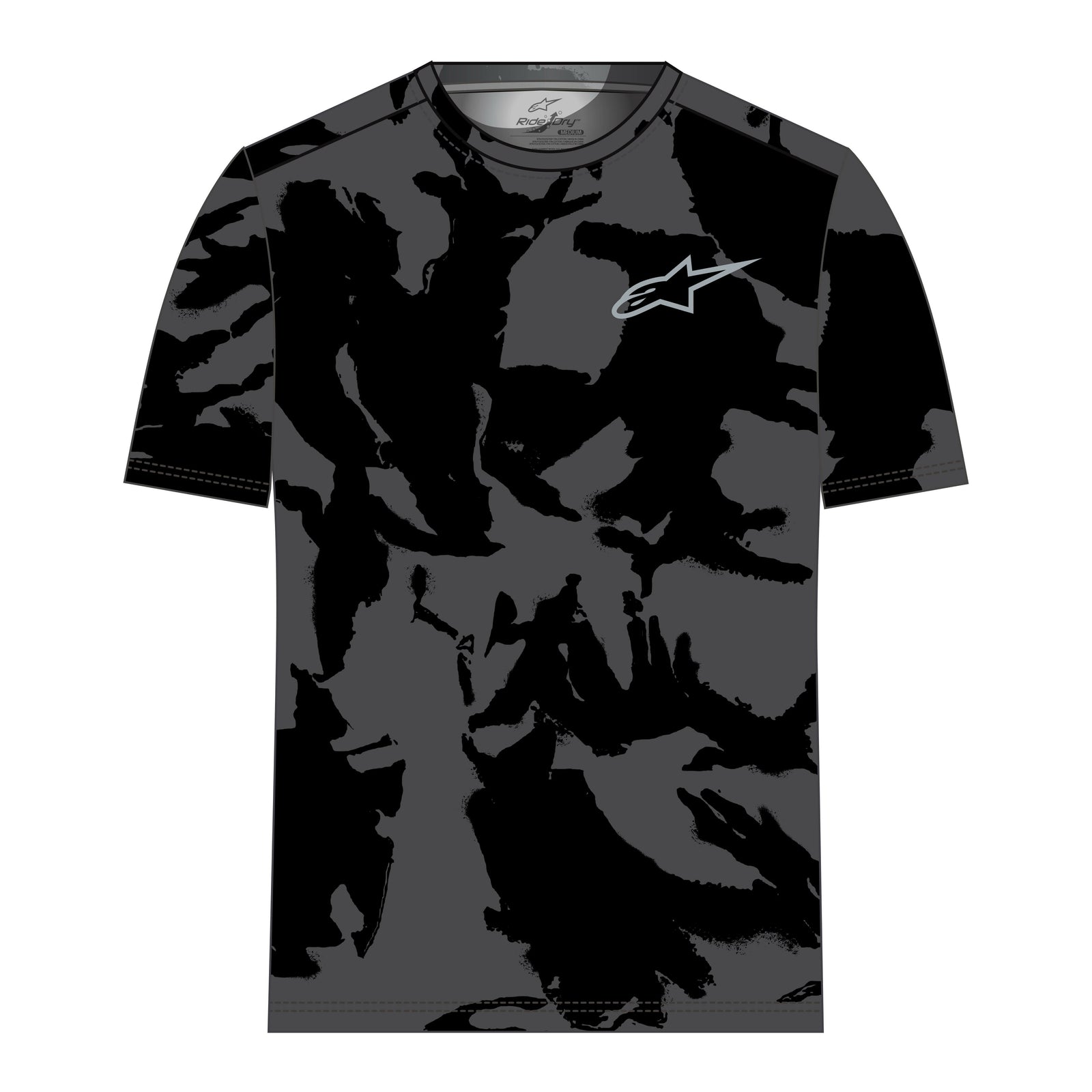 Camo Performance Ss Tee Black/Camo Sm