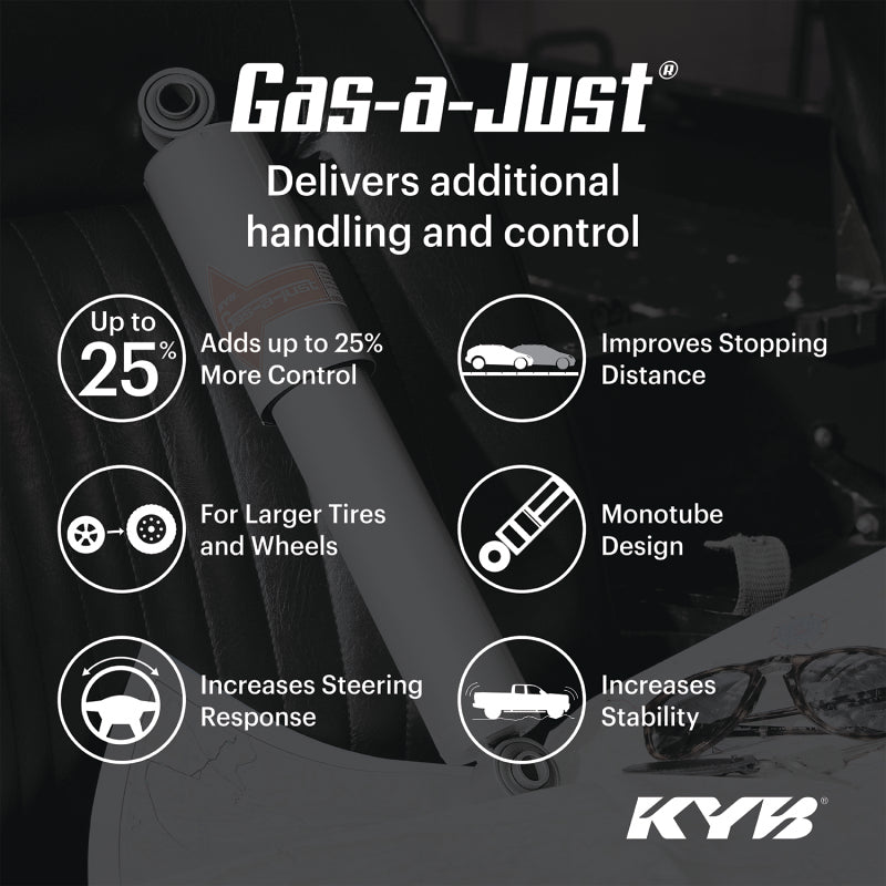 KYB Shocks & Struts Gas-a-just Front Left 05-07 Subaru Impreza WRX STI