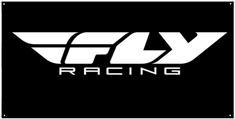 Racing Banner Black 3&#39; X 6&#39;