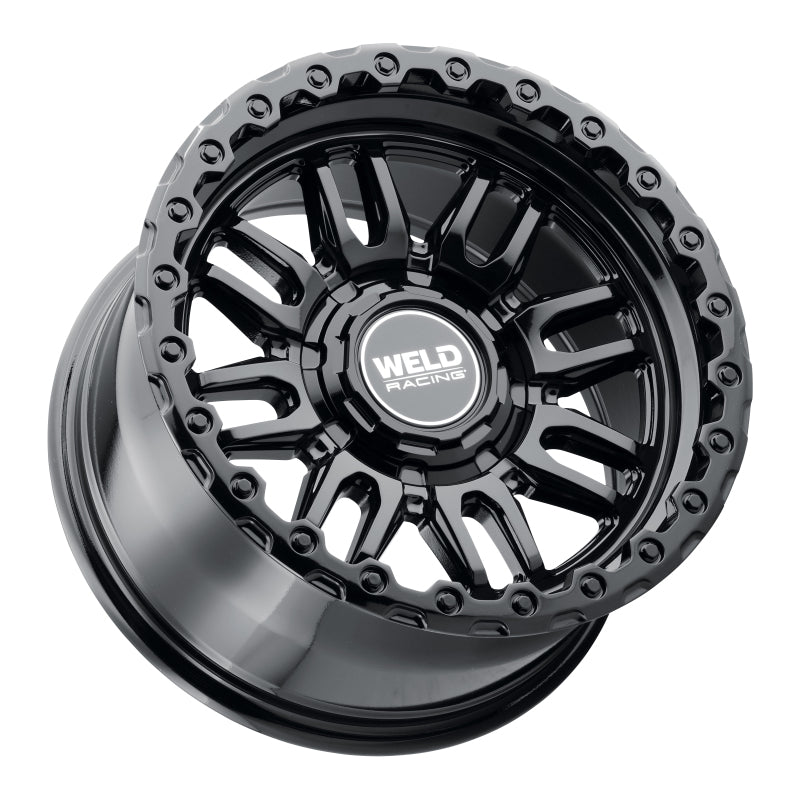 Weld Off-Road Swift 17x9in - 5x114.3 / 5x127 BP - ET-12 - 78.1mm CB - Gloss Black Wheel & Ring