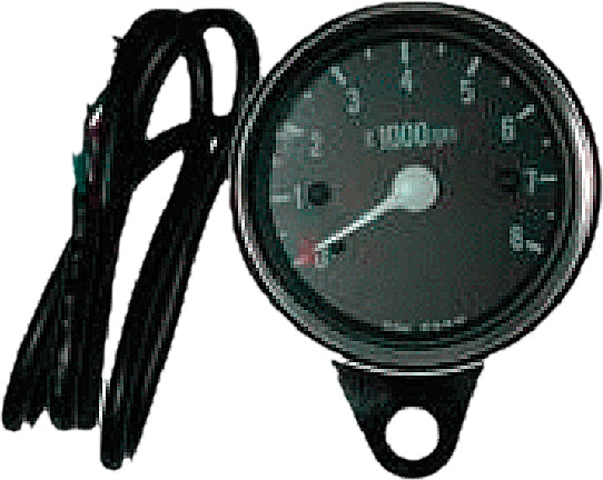 Mini 8000 Rpm Tachometer Black Face
