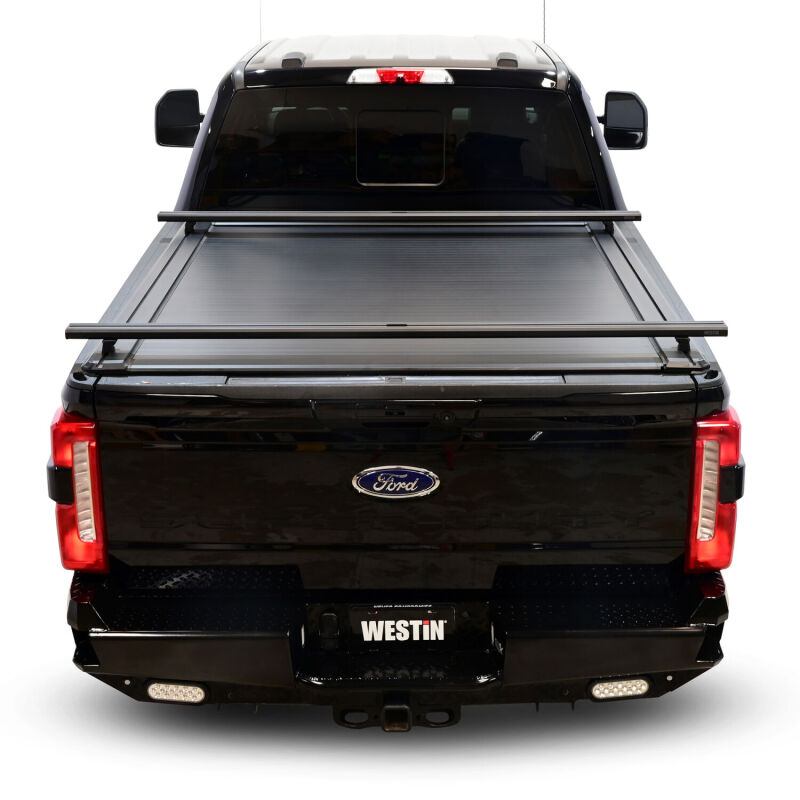 Westin 17-26 Ford F-250/F-350 SD 6.8ft Bed Electric Retractable Tonneau Cover - Black