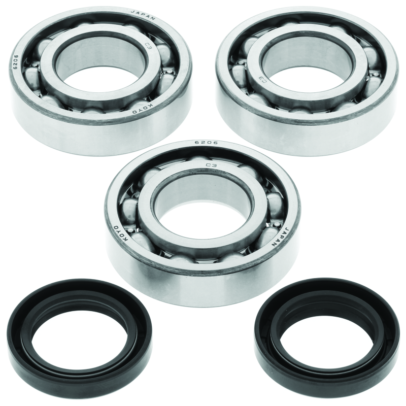 QuadBoss 99-06 Polaris Trail Blazer 250 Crankshaft Bearing &amp; Seal Kit